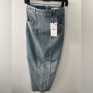 Zara denim skirt!